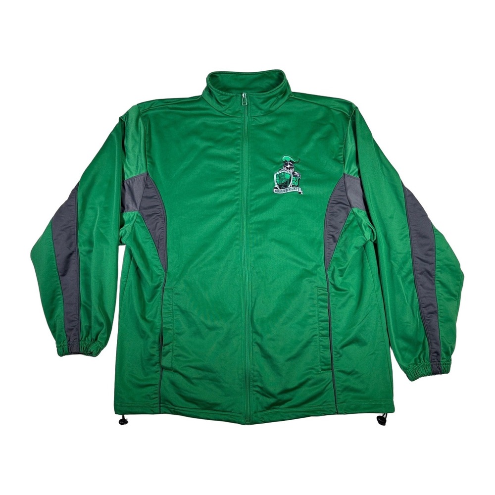 Boston Celtics Green Knights Badger Sport Track Jacket Full Zip Embroidered XL